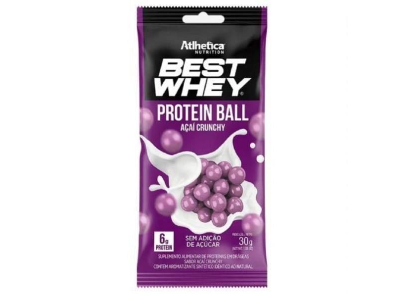 BEST WHEY PROTEIN BALL - 1 UNIDADES AçAí CRUNCHY - ATLHETICA NUTRITION 