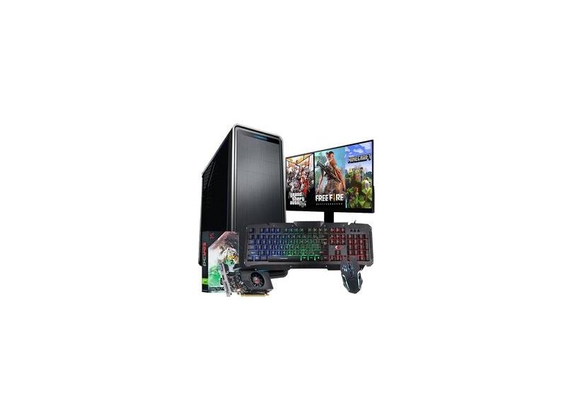 Pc Completo Gamer Com Monitor Lcd! Frete Gratis!