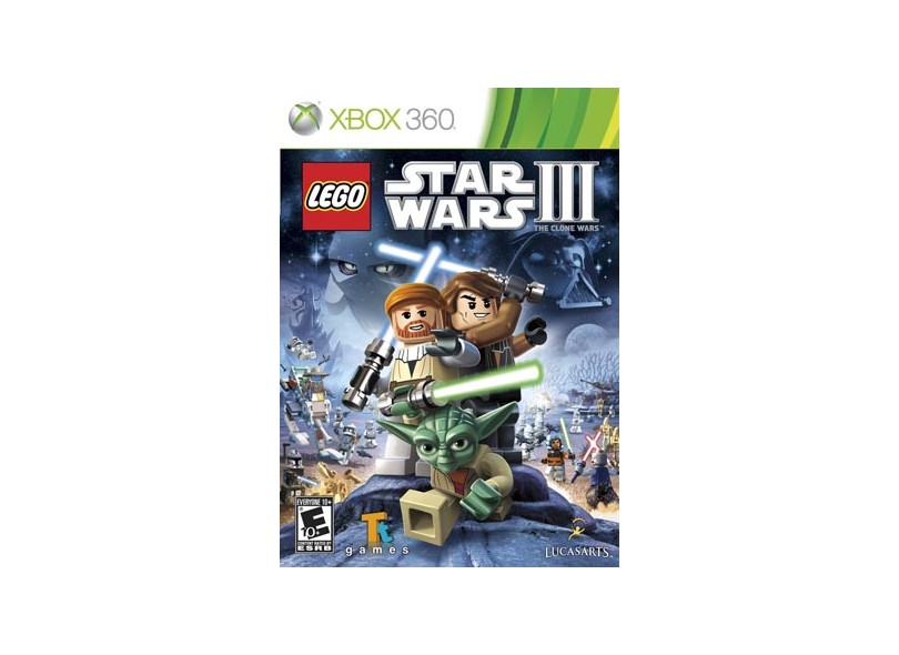Jogo LEGO Star Wars III The Clone Wars LucasArts Xbox 360