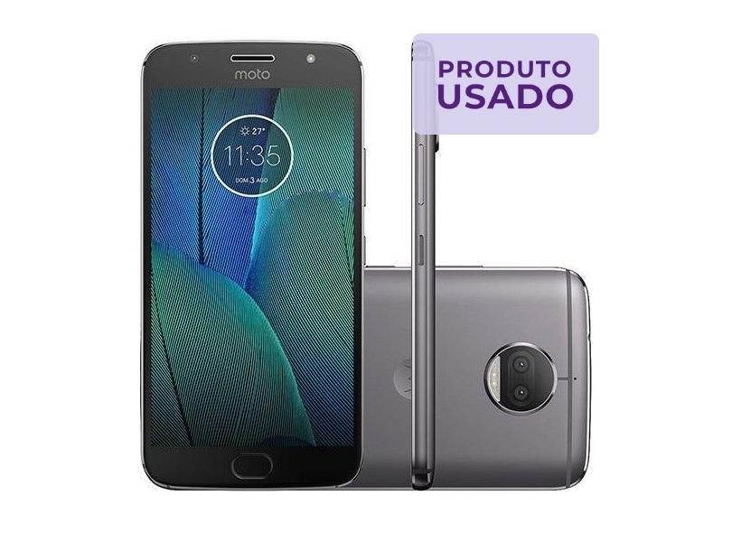 Smartphone Motorola Moto G G5S Plus Usado 32GB 13.0 + 13.0 MP 2 Chips Android 7.1 (Nougat) 4G Wi-Fi