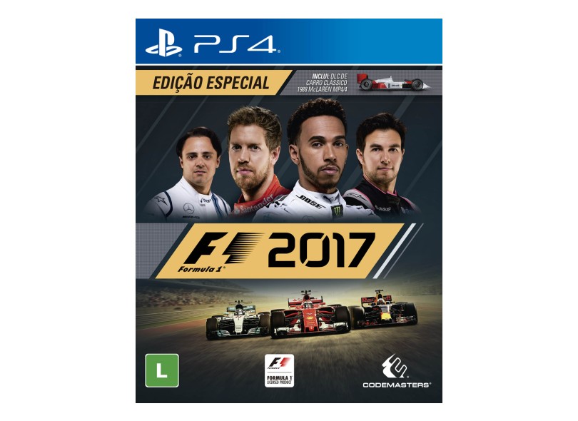 Jogo F1 2017 PS4 Codemasters
