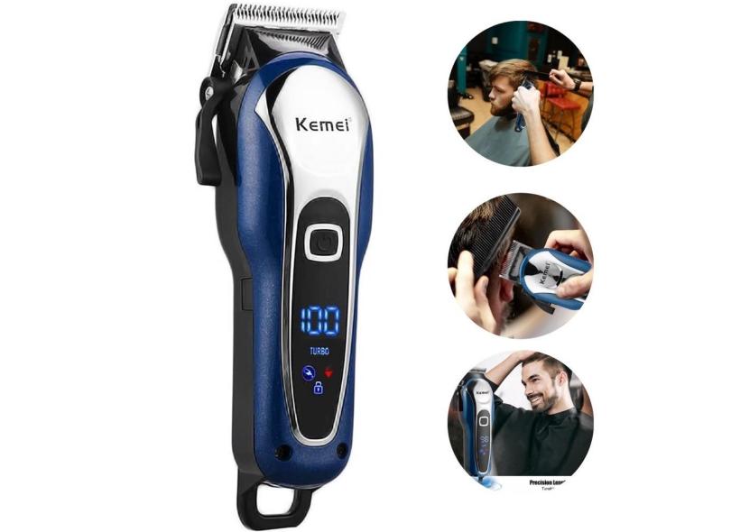 Aparador de Pelos Cabelo Barba Máquina Profissional Recarregável USB