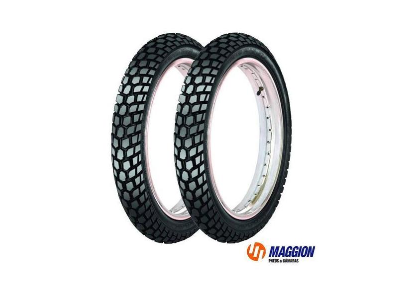 Par Pneus 275-18 + 90/90-18 St6 Trail Cravudo Maggion Novo