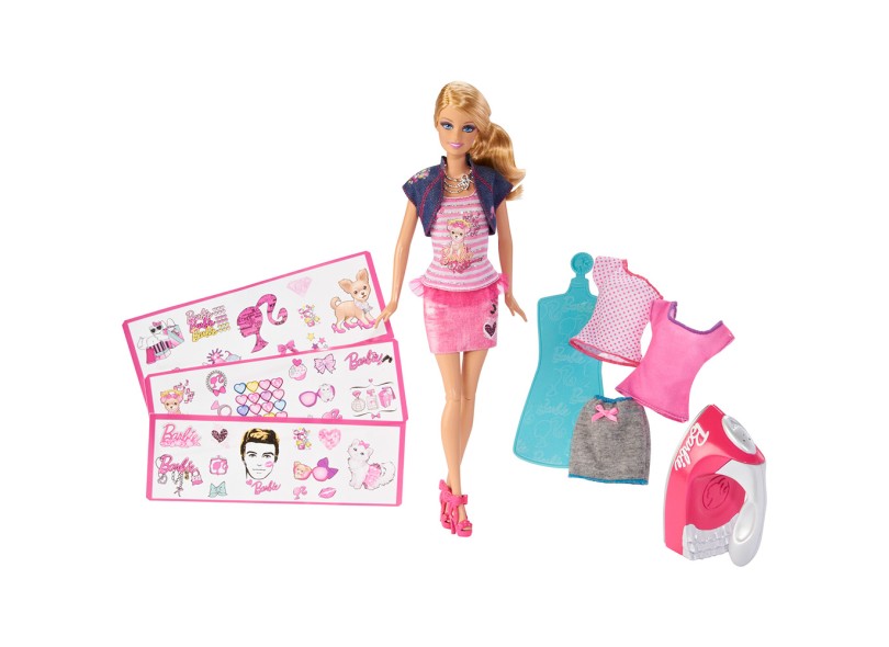 Boneca Barbie Estampa Fashion BDB32 Mattel