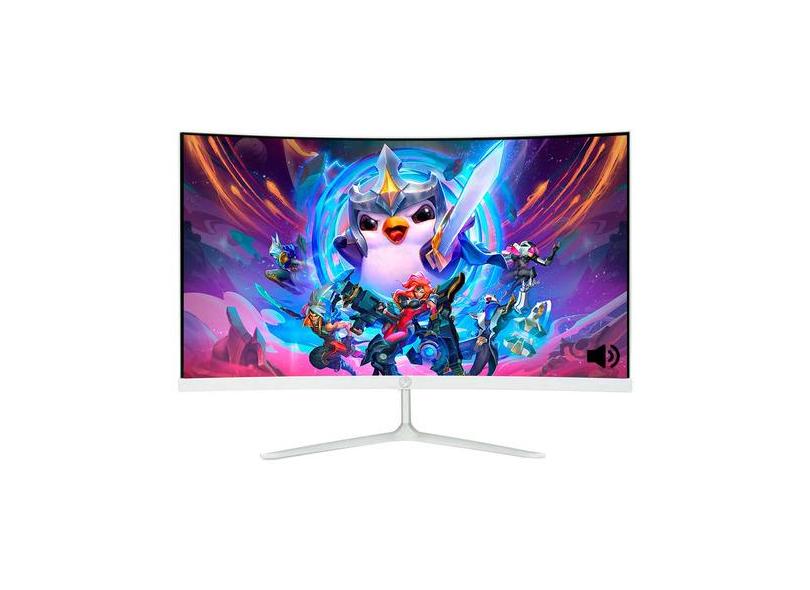 Monitor Led 23.8 Borda Infinita Curvo Full Hd Branco C/audio 24BPC-M24WKN-CURVO-BRANCO