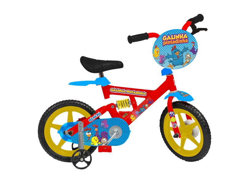 Bicicleta Bandeirante Galinha Pintadinha Aro 12