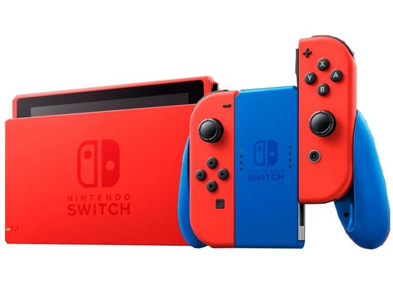 Console Portátil Switch 32 GB com Joy Con Nintendo Bundle Mario