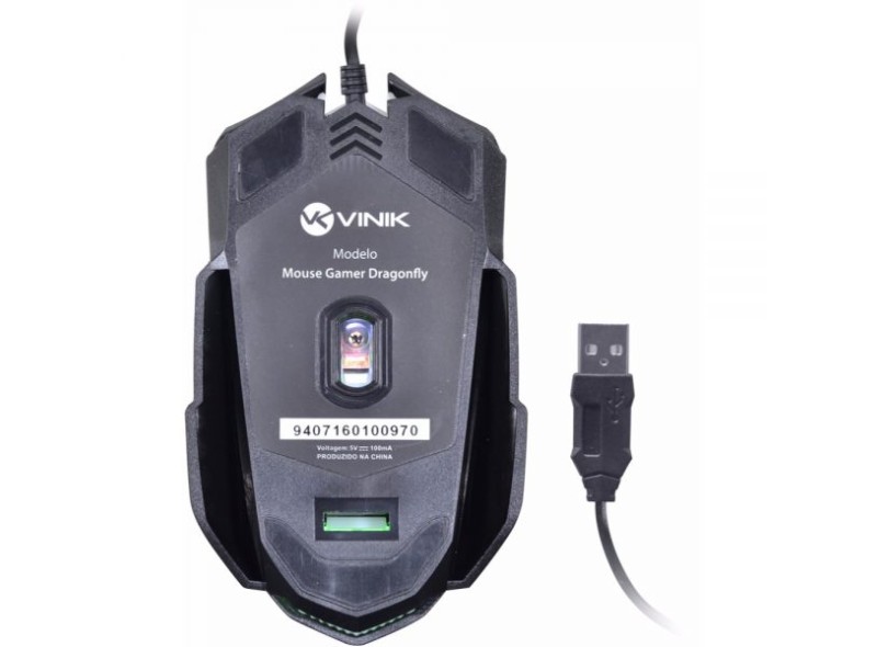 Mouse Óptico Gamer USB Dragonfly - Vinik