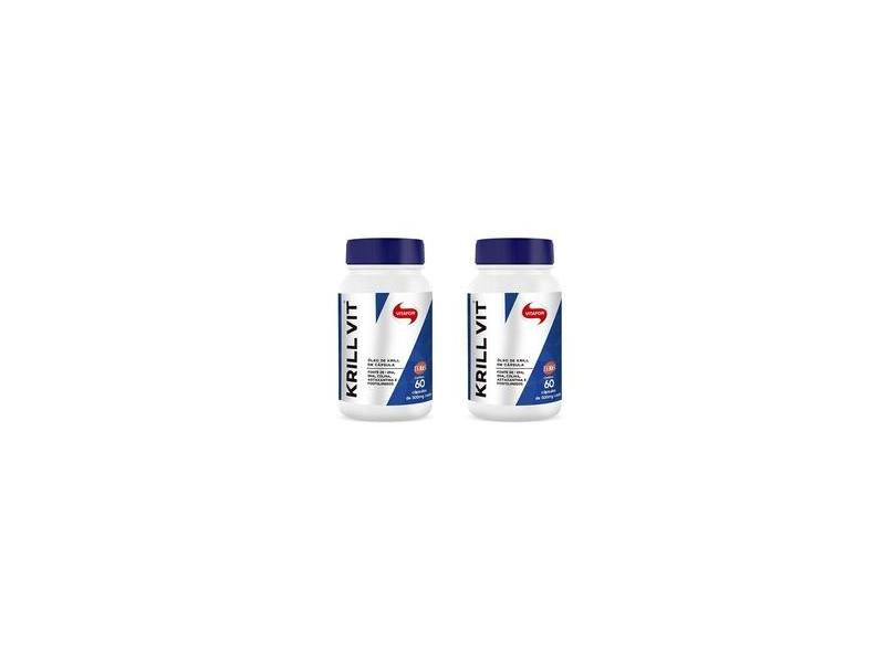 Kit com 2 unidades -Óleo de Krill 60 Capsulas Vitafor
