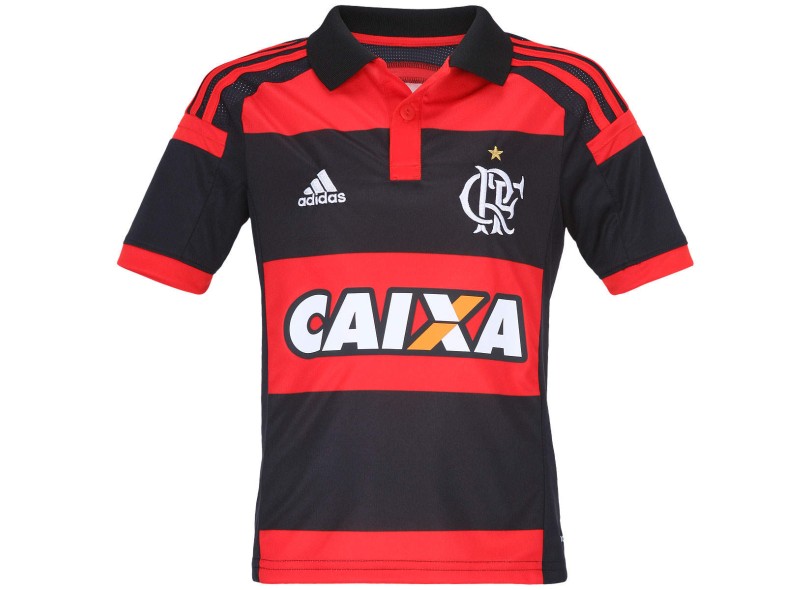 Camisa Jogo Flamengo I 2014 Infantil s/nº Adidas