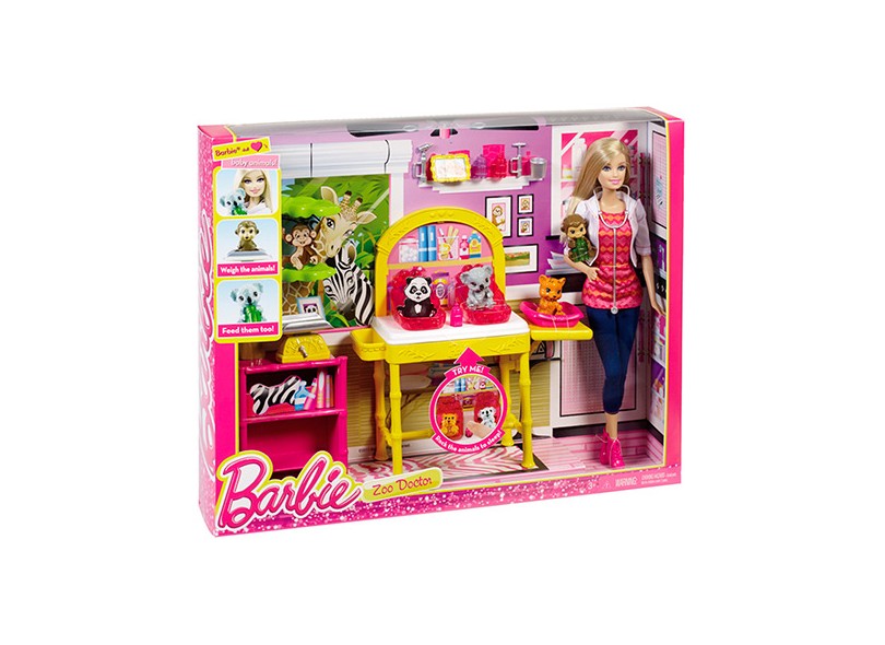 Boneca Barbie Zoológico Mattel