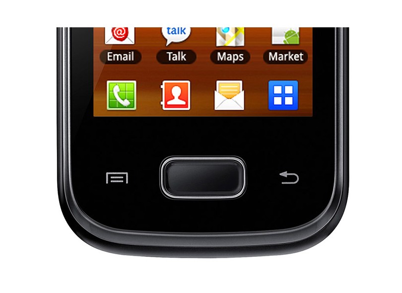 Smartphone Samsung Galaxy Pocket S5300 Câmera 2,0 Megapixels Desbloqueado 3 GB Android 2.3 (Gingerbread) 3G Wi-Fi