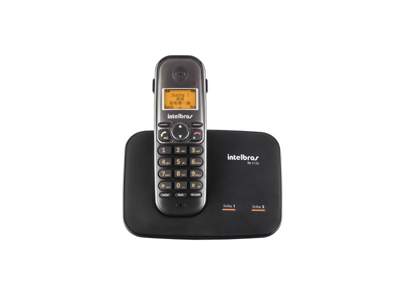 Telefone sem Fio Intelbras com 2 Ramais TS 5150 + 2