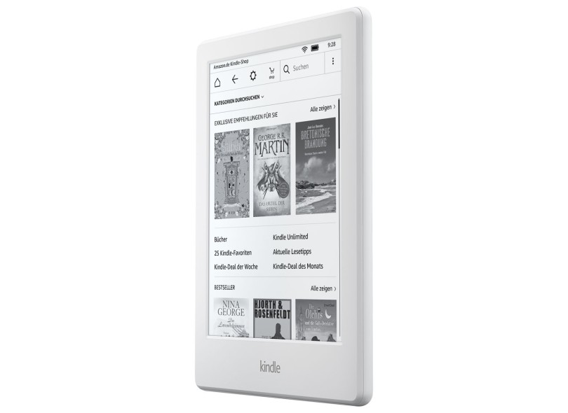 E-Book Reader Kindle 4.0 GB 6.0 " 8ª Geração - Amazon