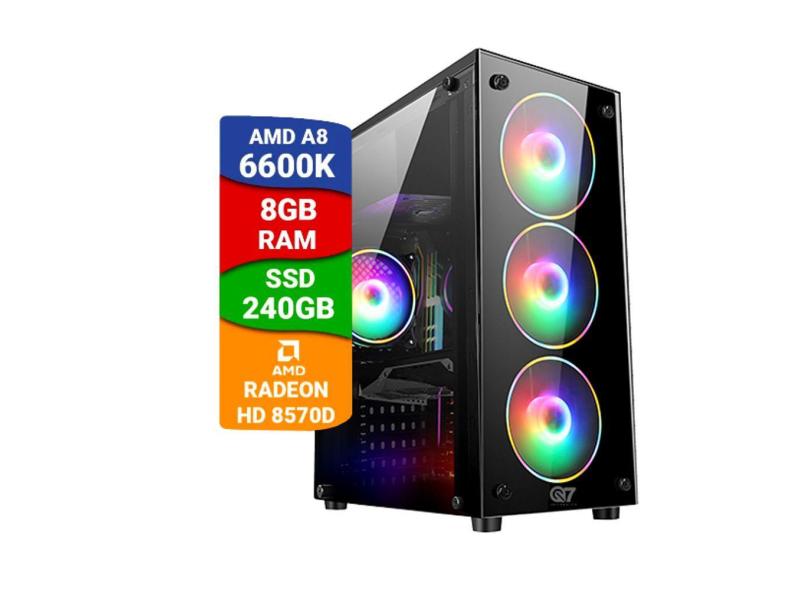 Pc Gamer Amd A8 6600k 16Gb Radeon Hd8570d Ssd 480Gb