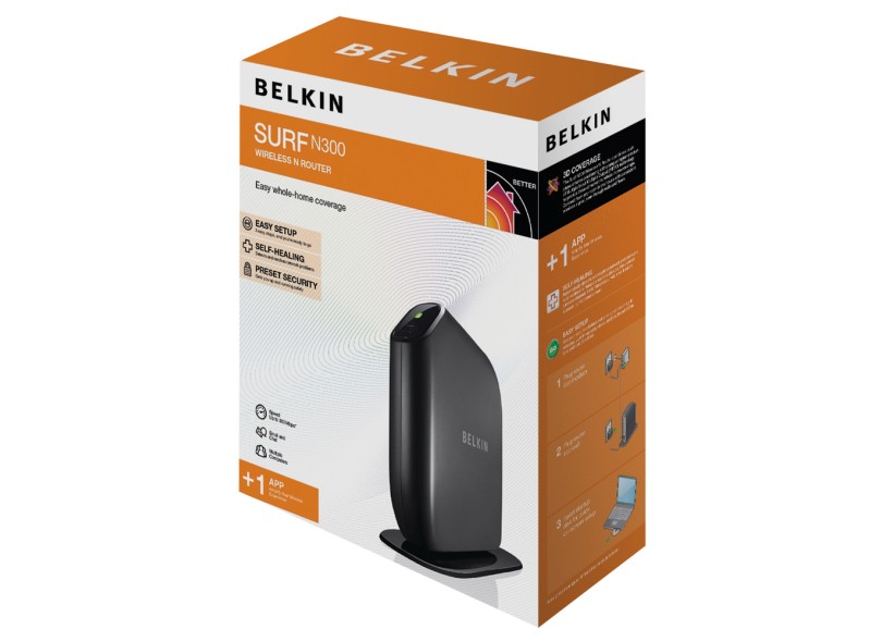 Roteador Wireless 300 Mbps F7D6301PB - Belkin