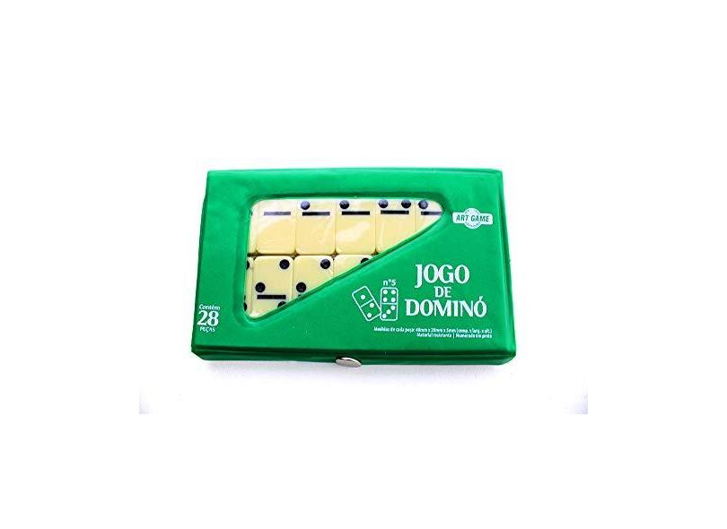 Jogo De Dominó Domino Osso Profissional 28 Peças Com Estojo