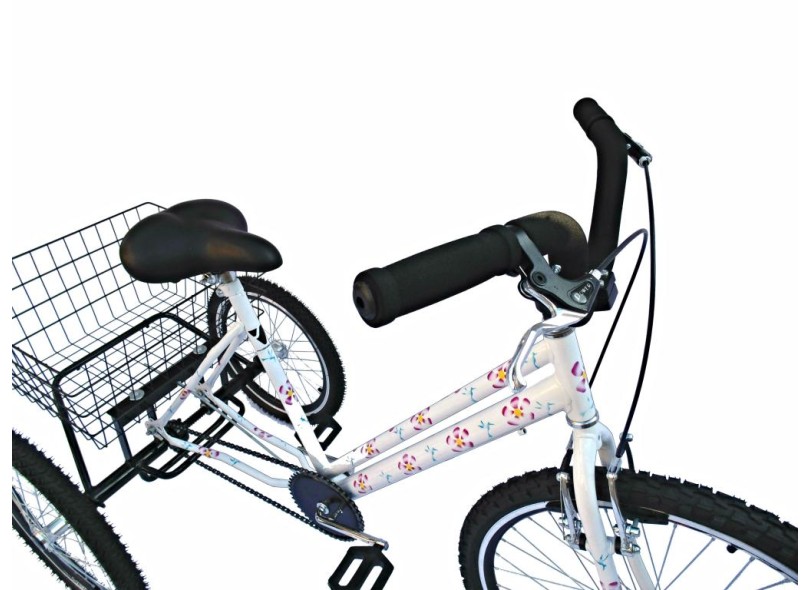 Bicicleta Triciclo Valdo Bike Aro 26 Floral