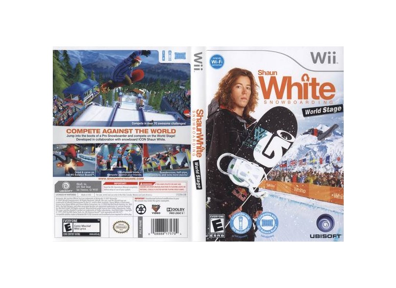 Jogo Shaun White Snowboarding: World Stage Ubisoft Wii