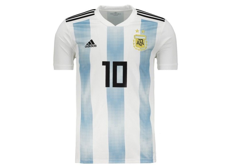 Camisa Torcedor Argentina I 2018/19 Adidas