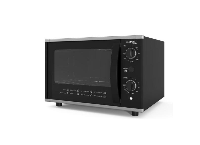 Forno Elétrico de Bancada 40 Litros Nardelli Top 40 Black