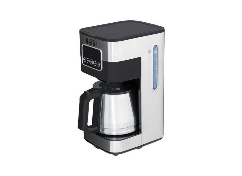 Cafeteira Elétrica Em Inox Black Decker, Filtro Permanente E Lavável, Capacidade 1,5 L, Até 38 Cafézinhos, Painel Digital, Modelo Cm350g, 110v CM350G-BR