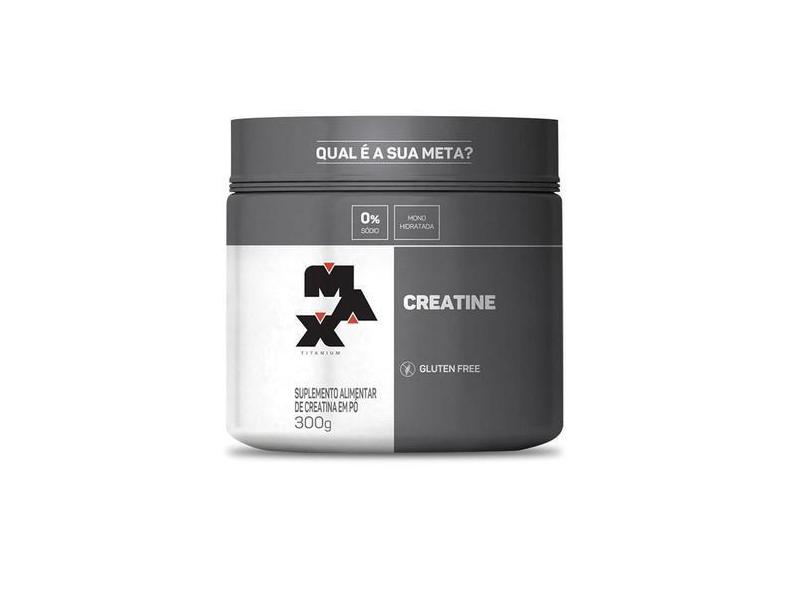 Creatina 100% Pura Monohidratada (300G) Max Titanium