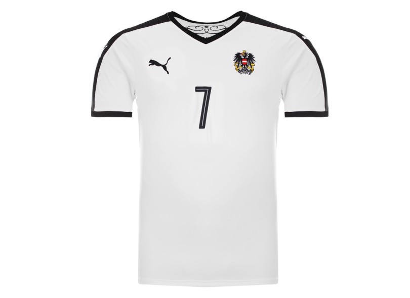 Camisa Torcedor Áustria II 2016 com Número Puma