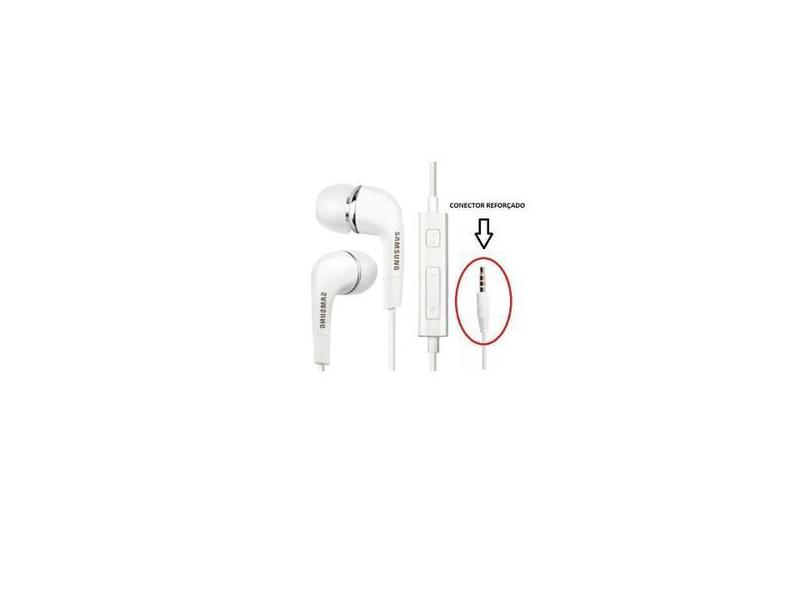 Fone De Ouvido Samsung Intra Auricular Branco Original