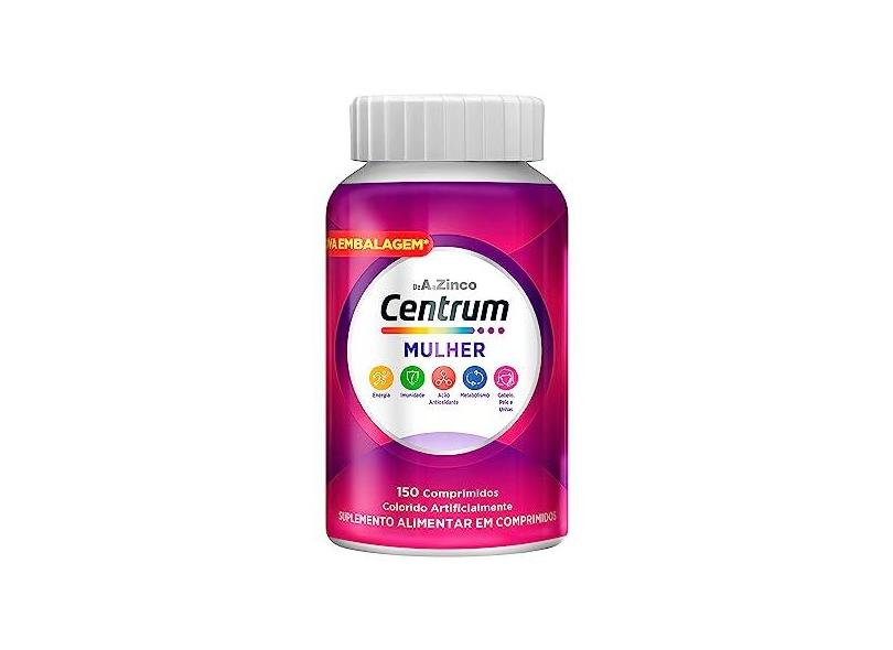 Centrum Multivitamínico Mulher com vitaminas de A a Z, 150 cápsulas