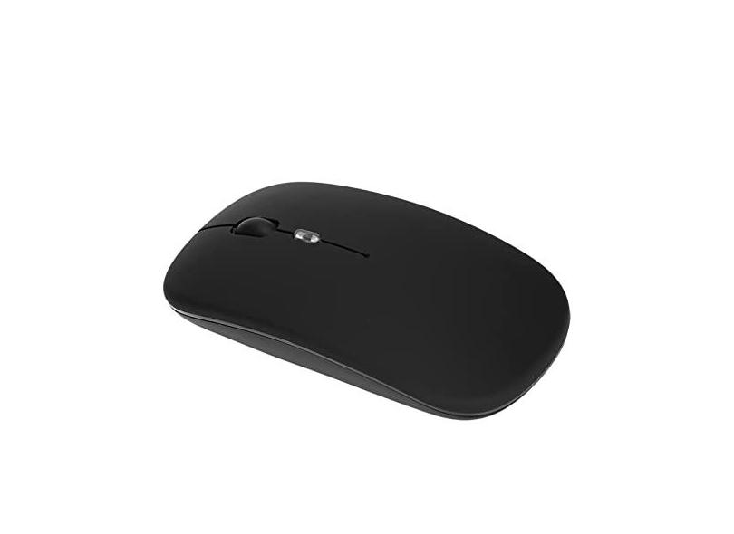 Mouse para Laptop, Mouse Sem Fio Silencioso 2.4G Ergonômico de Modo Duplo Com Luz de Respiração LED Mouse de Escritório 500mAh Bateria Recarregável Mouse Ultrafino Ajustável