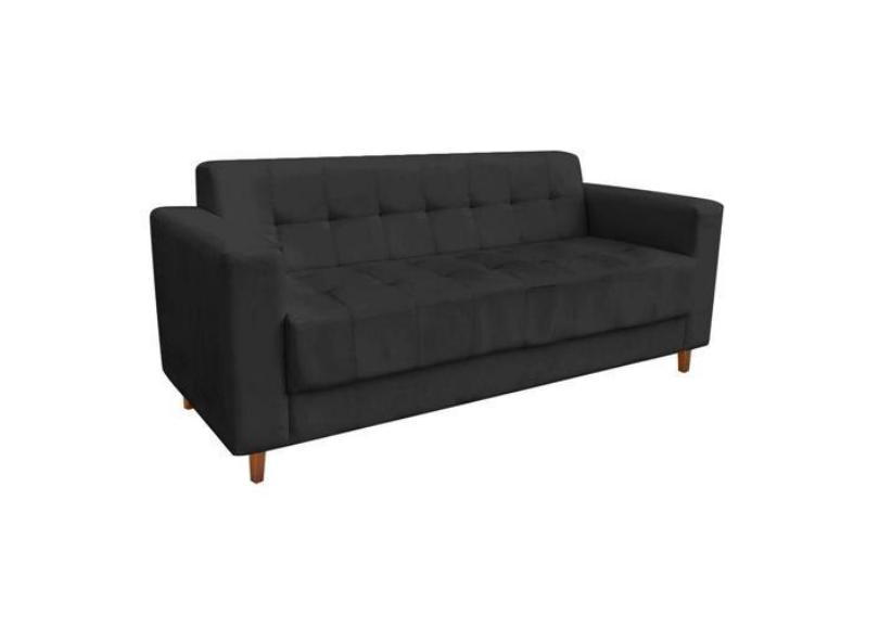 Sofá 3 lugares Suede Arezzo 180cm D'Rossi