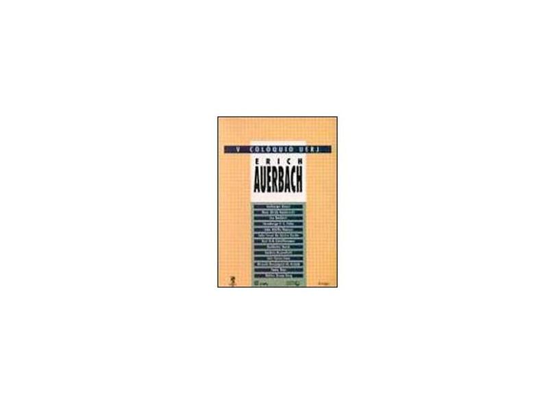 V Colóquio UERJ - Erich Auerbach - 9788531203893