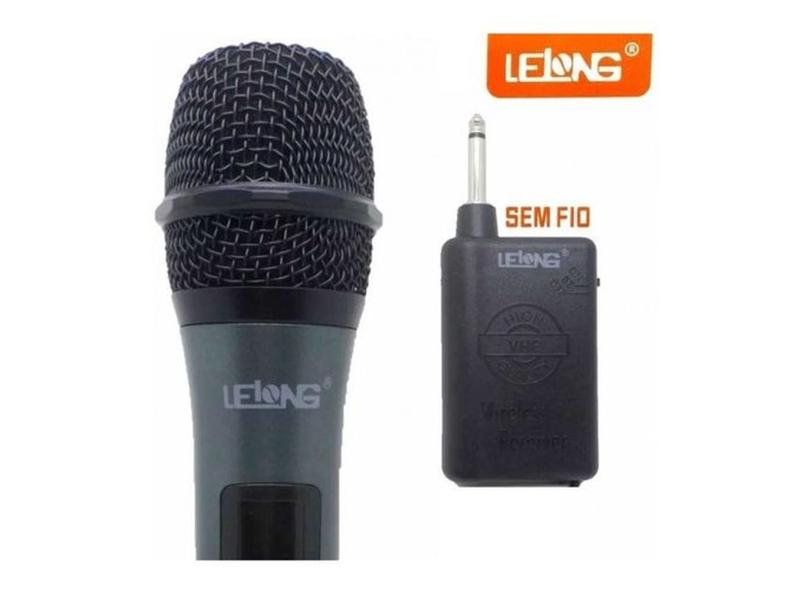 Microfone Sem Fio Lelong Le-996w Festa Igreja Show Eventos