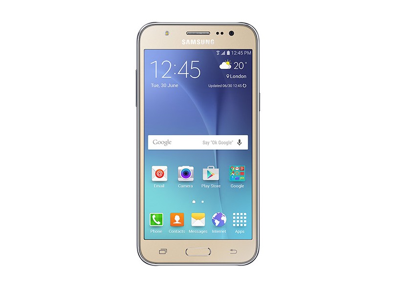 Smartphone Samsung Galaxy J5 J500MDS 13,0 MP 2 Chips 16GB Android 5.1 (Lollipop) 3G 4G Wi-Fi