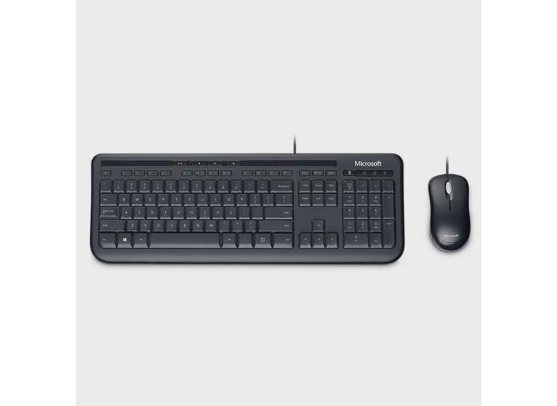 Kit Teclado E Mouse Wired Desktop 600 For Business - Usb - 3j2