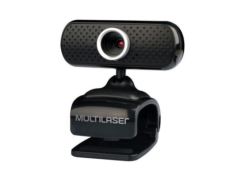 Webcam Para Notebook e PC 480p Conexão USB Microfone Embutido Multilas