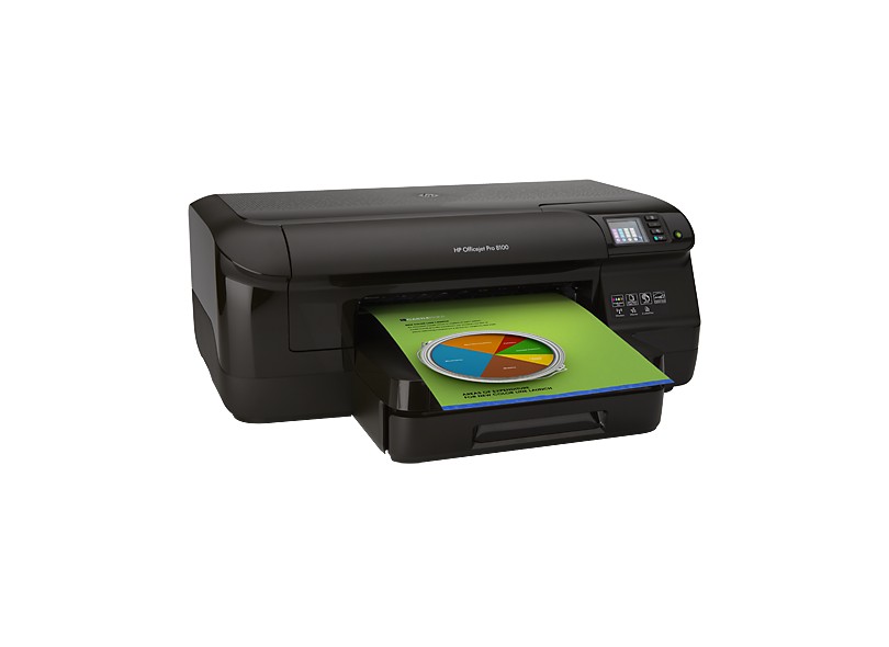 Impressora HP OfficeJet Pro 8100 Jato de Tinta Colorida Sem Fio