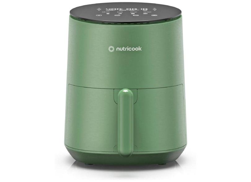 Air Fryer 3,5L com 8 Funções Predefinidas, Painel Digital de Vidro Temperado e Silenciosa, 110V 1500W, Nutricook, Verde