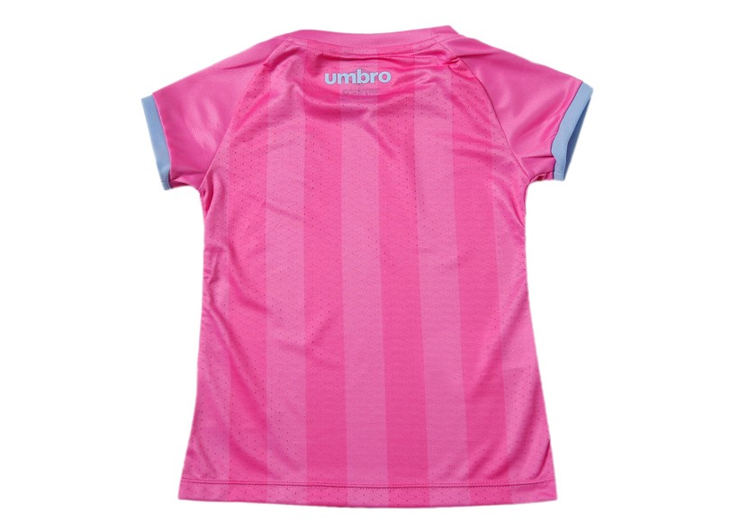 Camisa Edição Especial Feminina Infantil Grêmio Outubro Rosa 2017 Umbro