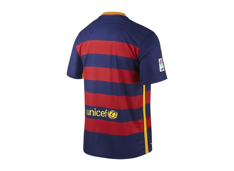 Camisa Torcedor Barcelona I 2015/16 sem Número Nike