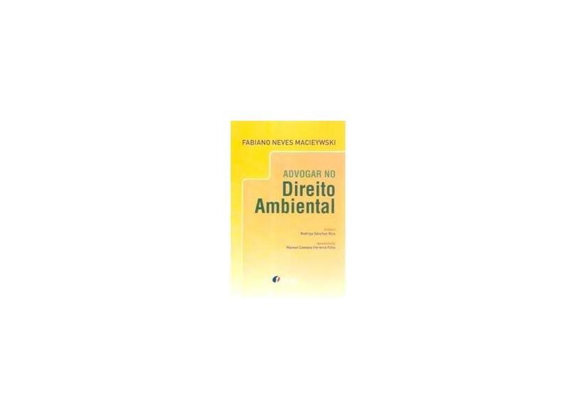 Advogar no direito ambiental - Manoel Caetano - 9788545002727
