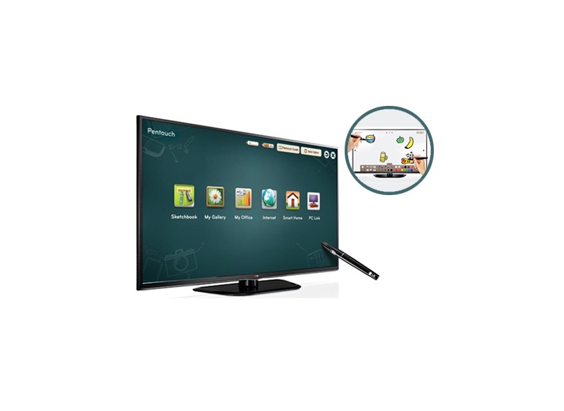TV Plasma 50" Smart TV LG 3D 3 HDMI Conversor Digital Integrado 50PH4700