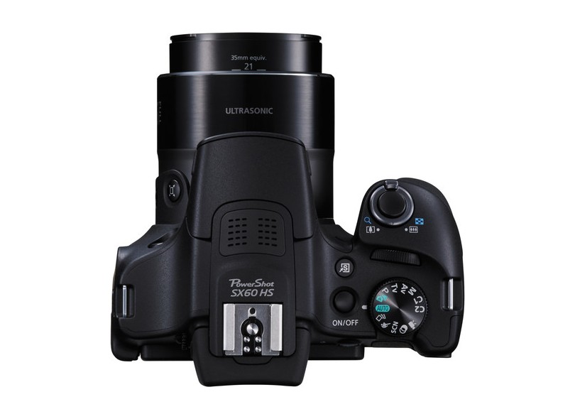 Câmera Digital Semiprofissional Canon PowerShot 16,1 MP Full HD SX60 HS