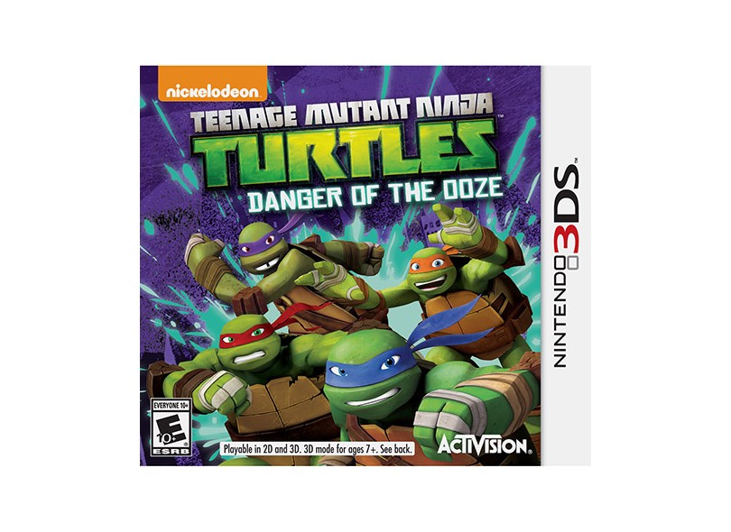 Jogo Tartarugas Ninjas: Danger of The Ooze Activision Nintendo 3DS