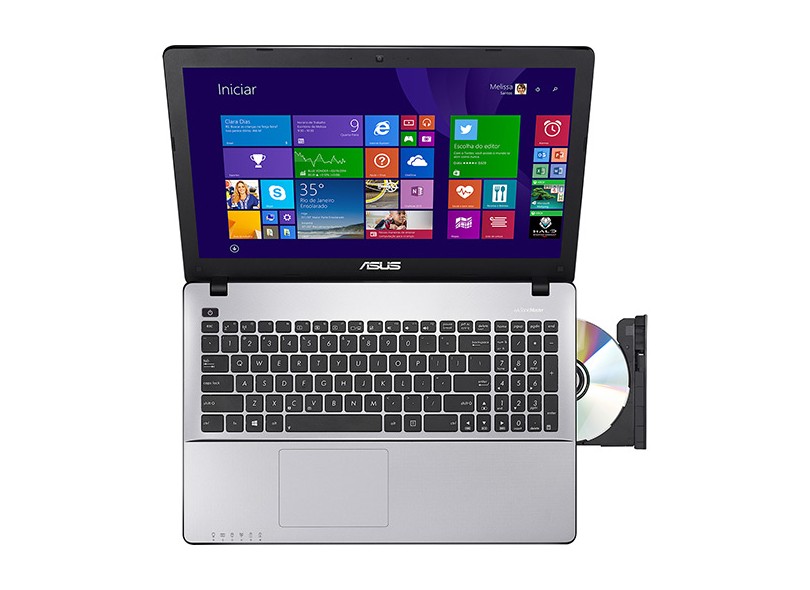 Notebook Asus Intel Core i5 4210U 6 GB de RAM HD 500 GB LED 15.6 " GeForce GT 840M Windows 8.1 X550LN