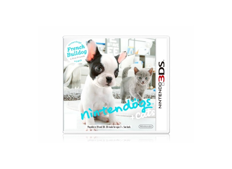 Jogo Nintendogs + Cats French Bulldog Nintendo N3DS