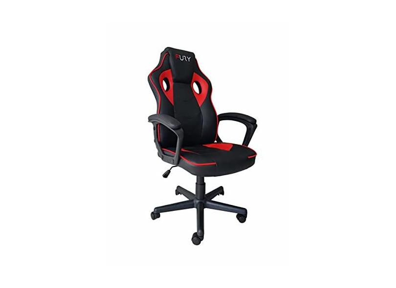 Cadeira Gamer Fury STR Ajust de altura, Função Relax - Verm