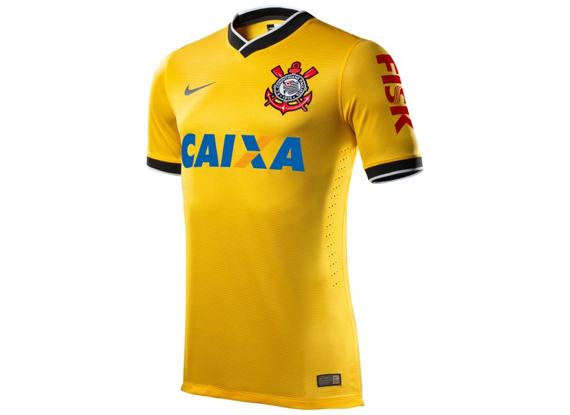 Camisa Jogo Corinthians III 2014 Infantil s/nº Nike