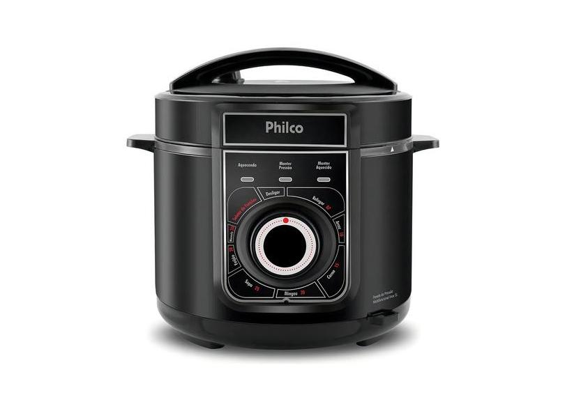 Panela De Pressão Philco Ppp02pi Inox 5l 900w Preta 220v Cor Preto Ppp02pi